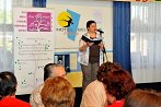 da je rdeča nit prireditve lepo tekla je poskrbela dolgoletna prostovoljka, sodelavka Zveze, ga. Ema Brelih, ki je prireditev tudi odlično povezovala